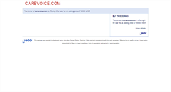Desktop Screenshot of carevoice.com